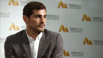 Iker Casillas en un acto publicitario