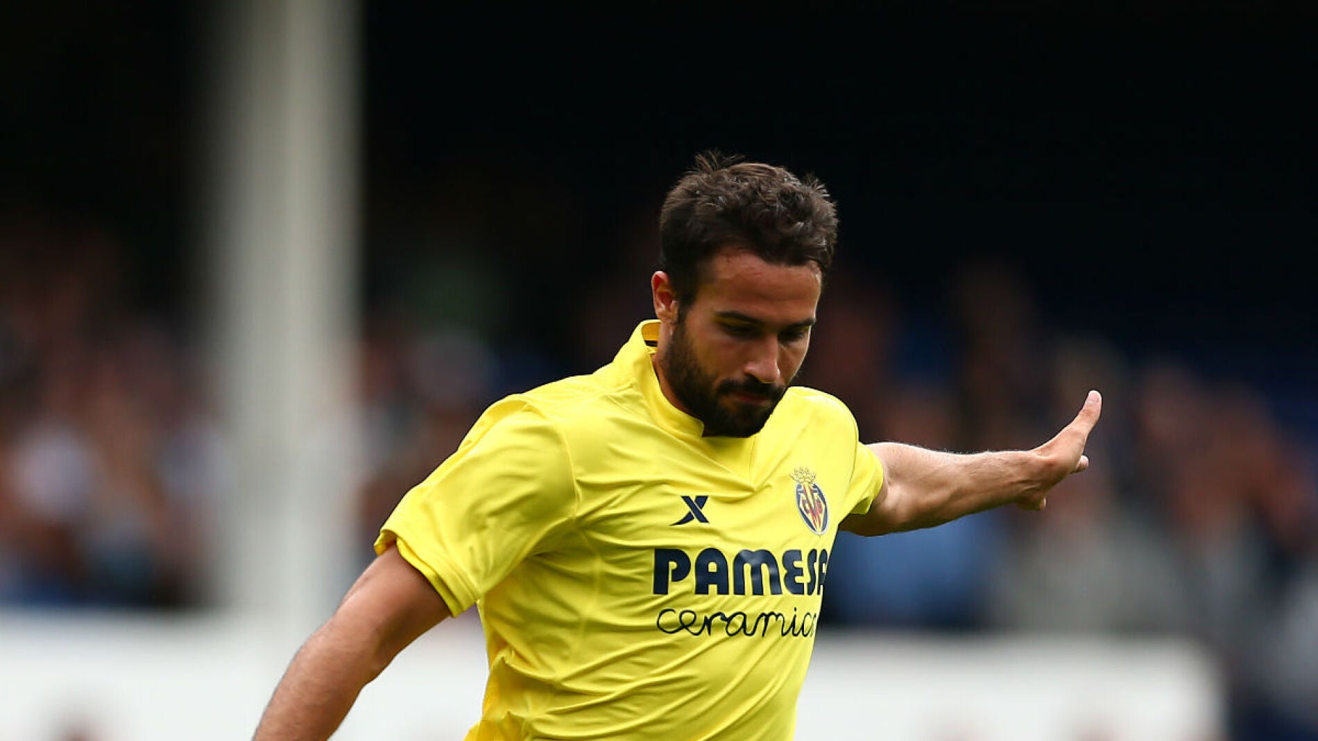 Mario Gaspar, en un partido del Villarreal