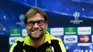 Jurgen Klopp, durante una rueda de prensa con el Dortmund