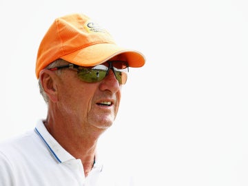 Johan Cruyff, durante un torneo de golf Johan Cruyff, durante un torneo de golf