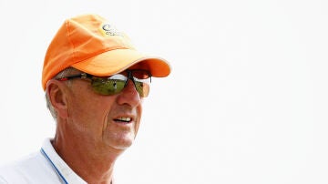 Johan Cruyff, durante un torneo de golf