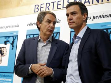 Pedro Sánchez y Zapatero