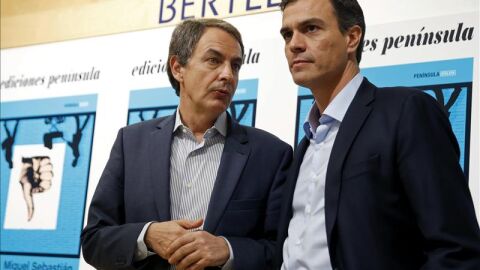 Pedro S&aacute;nchez y Zapatero