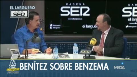 Rafa Ben&iacute;tez habla de Benzema en 'El Larguero'.