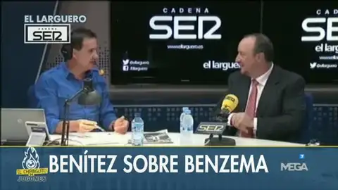 Rafa Benítez habla de Benzema en 'El Larguero'. Rafa Benítez habla de Benzema en 'El Larguero'.