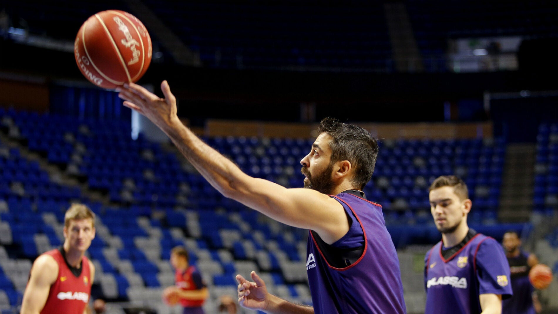 Juan Carlos Navarro, durante un entrenamiento