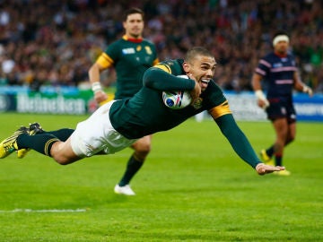 Bryan Habana anota un ensayo ante EEUU