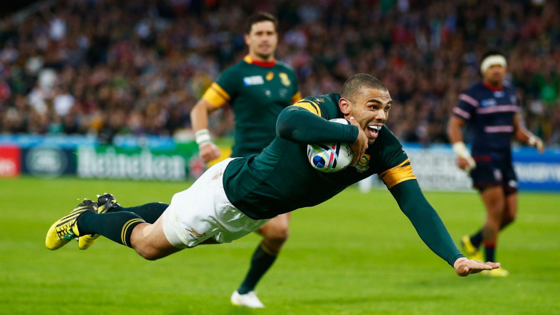 Bryan Habana anota un ensayo ante EEUU