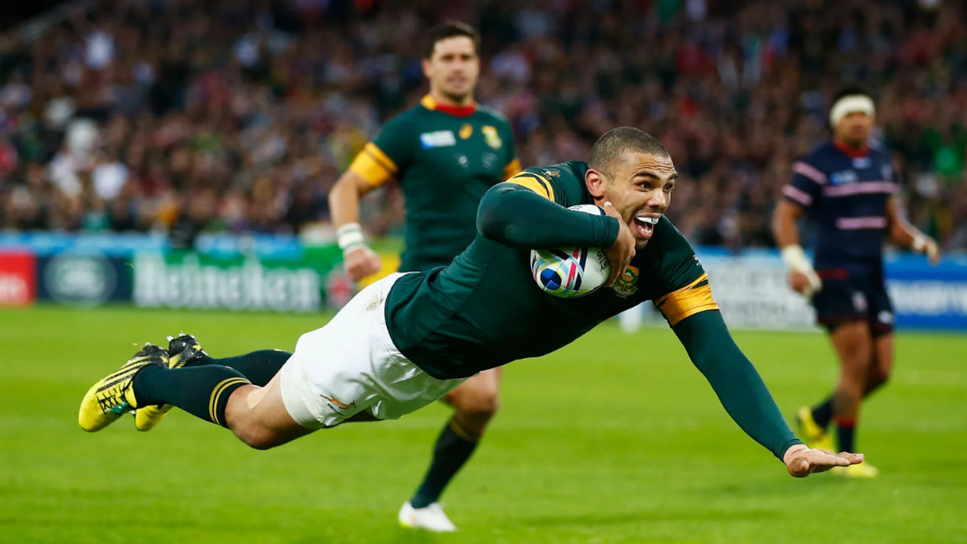 Bryan Habana anota un ensayo ante EEUU Bryan Habana anota un ensayo ante EEUU