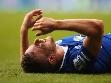Tom Cleverley, durante un partido con el Everton Tom Cleverley, durante un partido con el Everton