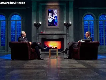 Baltasar Garzón junto a Risto Baltasar Garzón junto a Risto