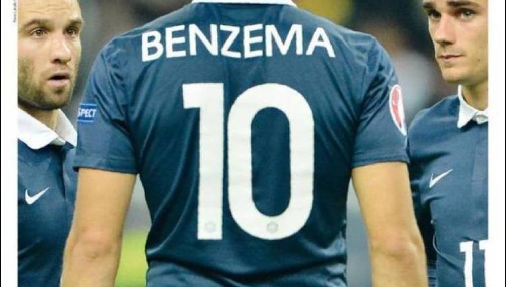 Portada de L'Equipe sobre Benzema