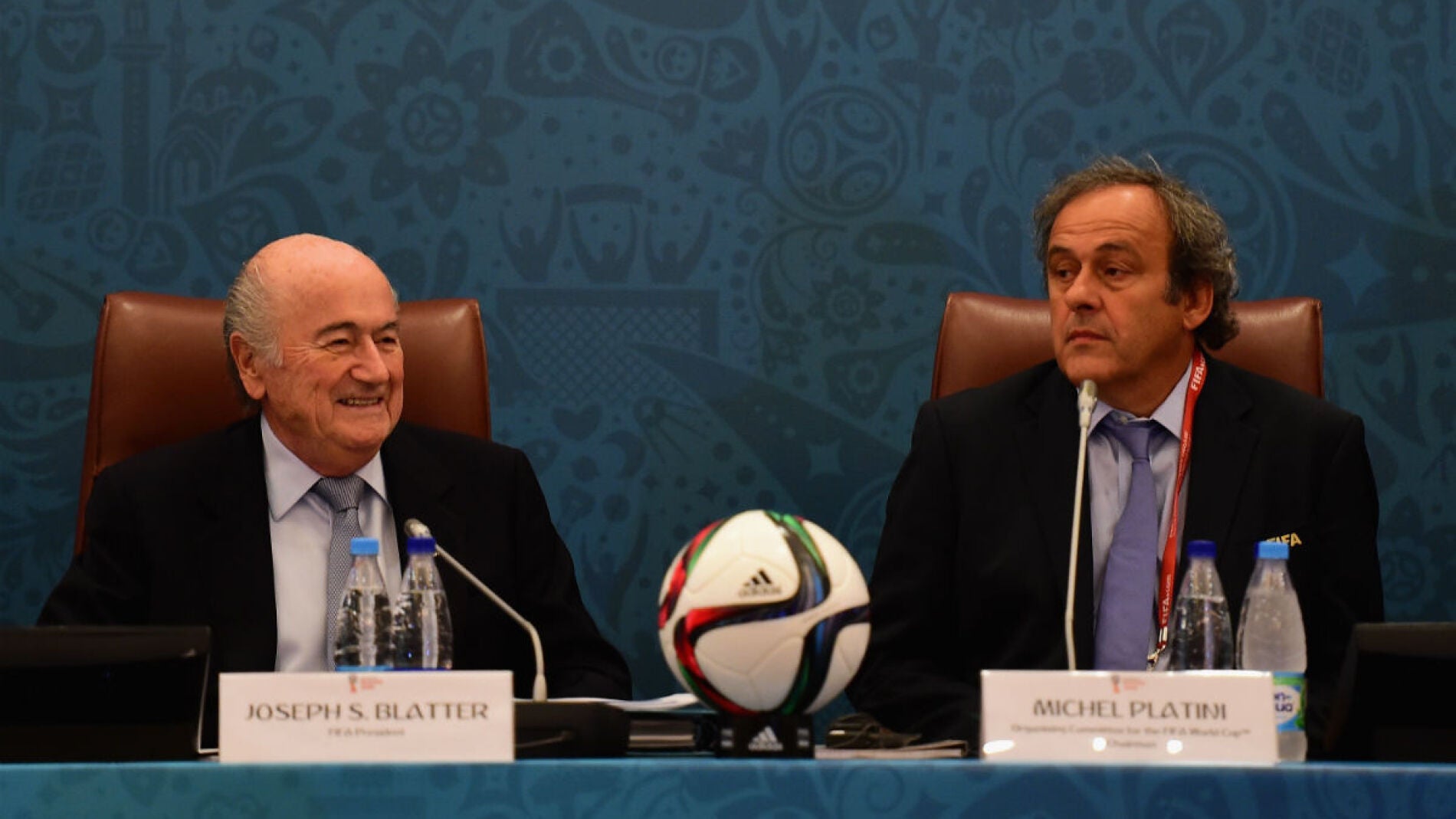 Joseph Blatter y Michel Platini