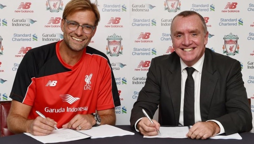 Klopp firma como nuevo técnico del Liverpool