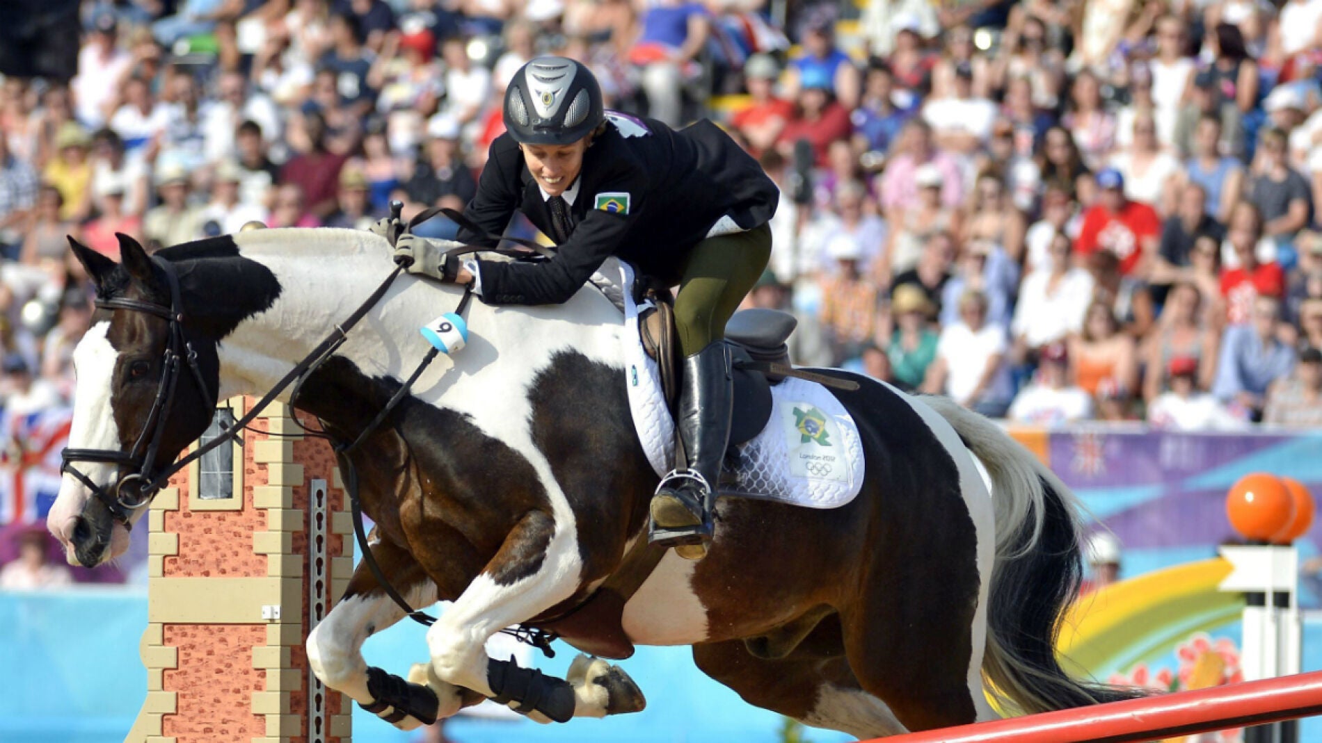 Un jinete y su caballo, durante una prueba