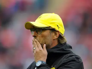 Jürgen Klopp en Anfield, en un amistoso con el Borussia Dortmund Jürgen Klopp en Anfield, en un amistoso con el Borussia Dortmund