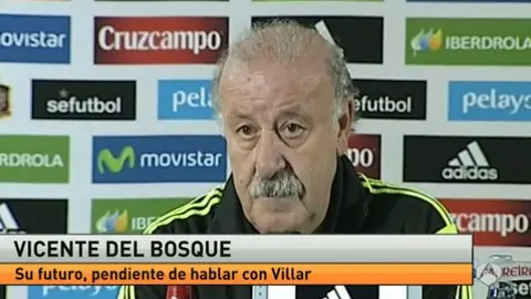 Del Bosque, en rueda de prensa Del Bosque, en rueda de prensa