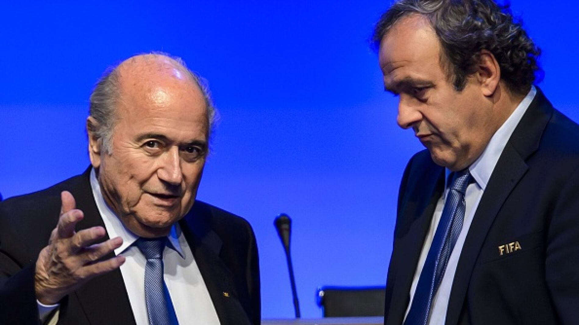 Blatter y Platini
