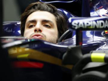 Carlos Sainz, durante los Libres