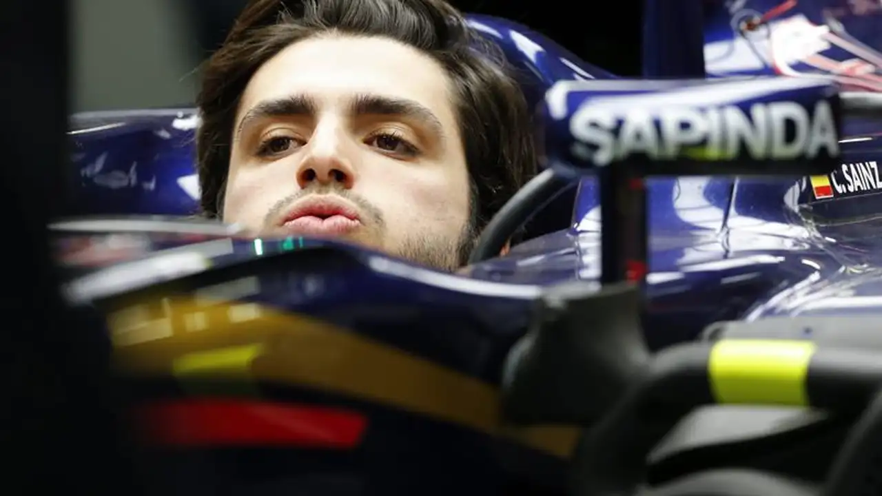 Carlos Sainz, durante los Libres