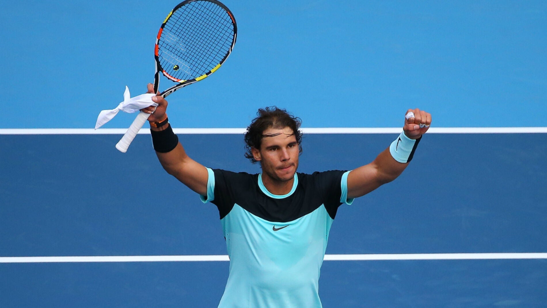 Nadal festeja una victoria