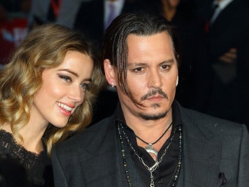 Johnny Depp junto a Amber Heard