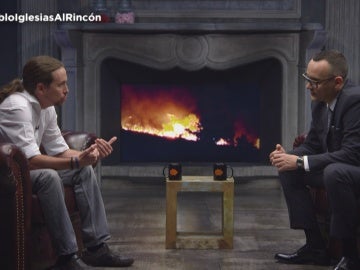 Pablo Iglesias y Risto Mejide en 'Al rincón'