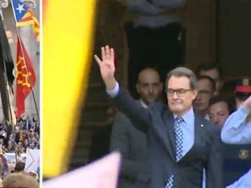 Artur Mas llega al TSJC