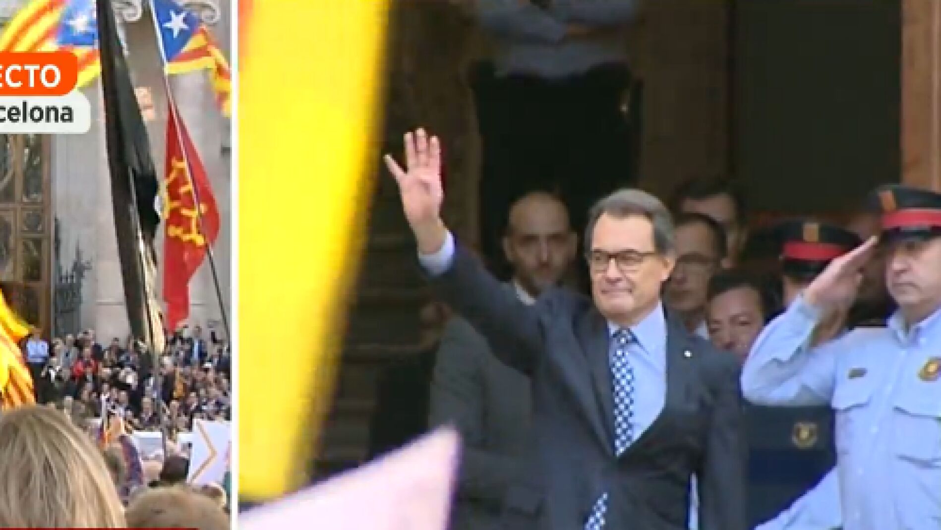 Artur Mas llega al TSJC