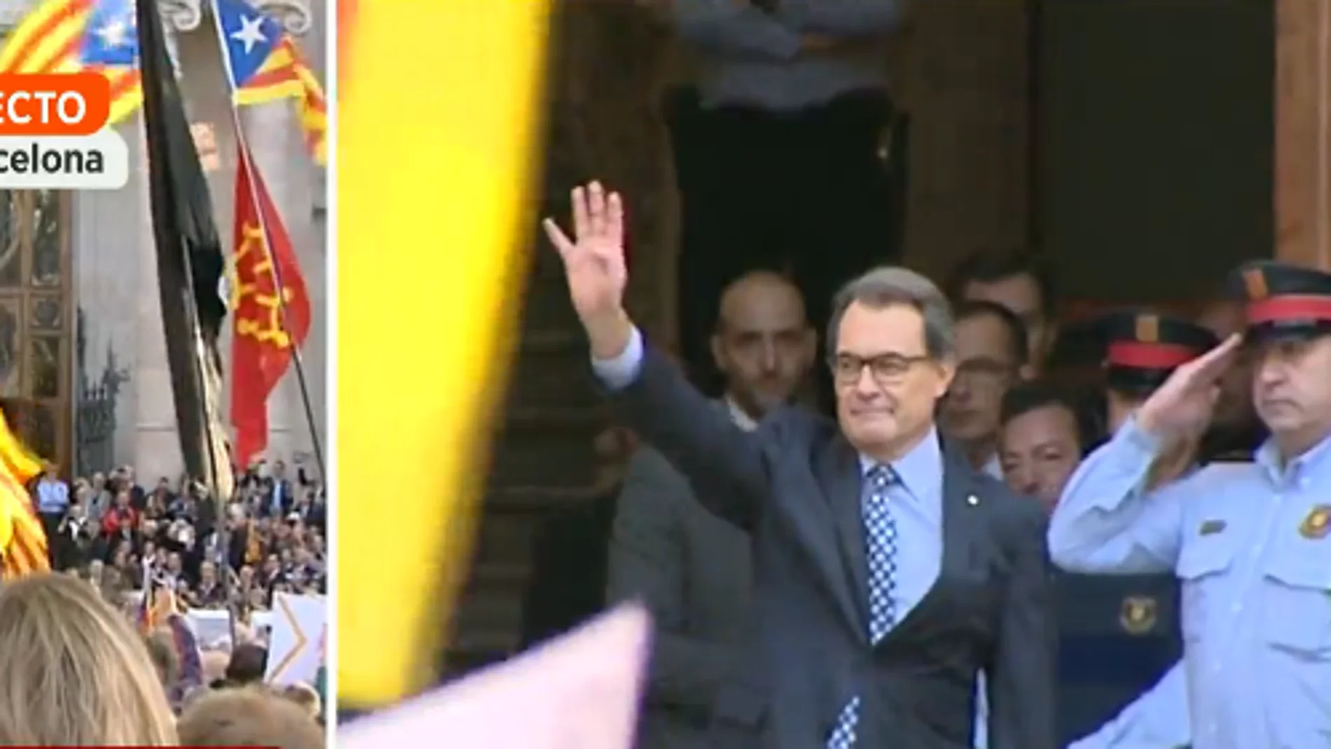 Artur Mas llega al TSJC Artur Mas llega al TSJC