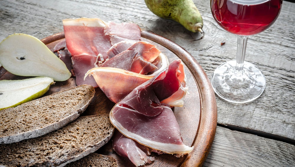 Dieta jamon y vino