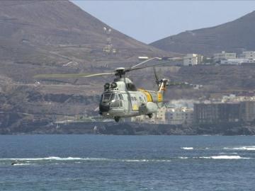 Un helicóptero Superpuma