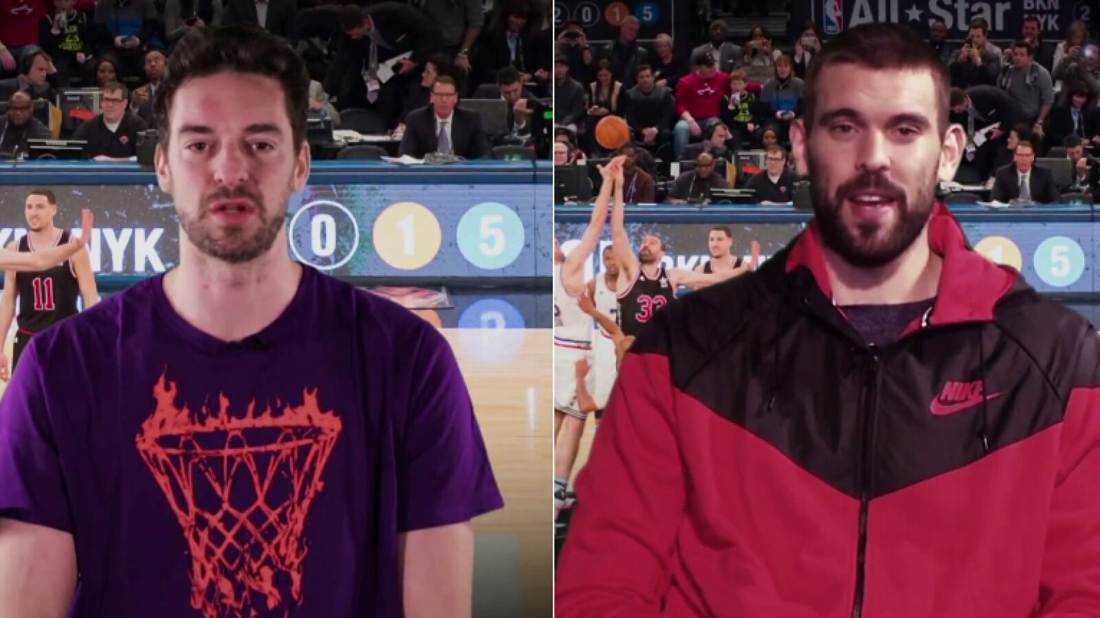 Pau y Marc Gasol agradecen el 