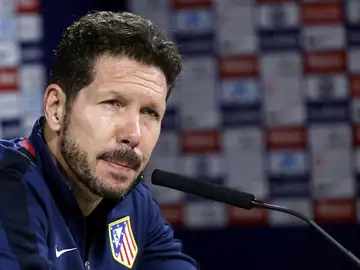 Diego Pablo Simeone, en rueda de prensa Diego Pablo Simeone, en rueda de prensa