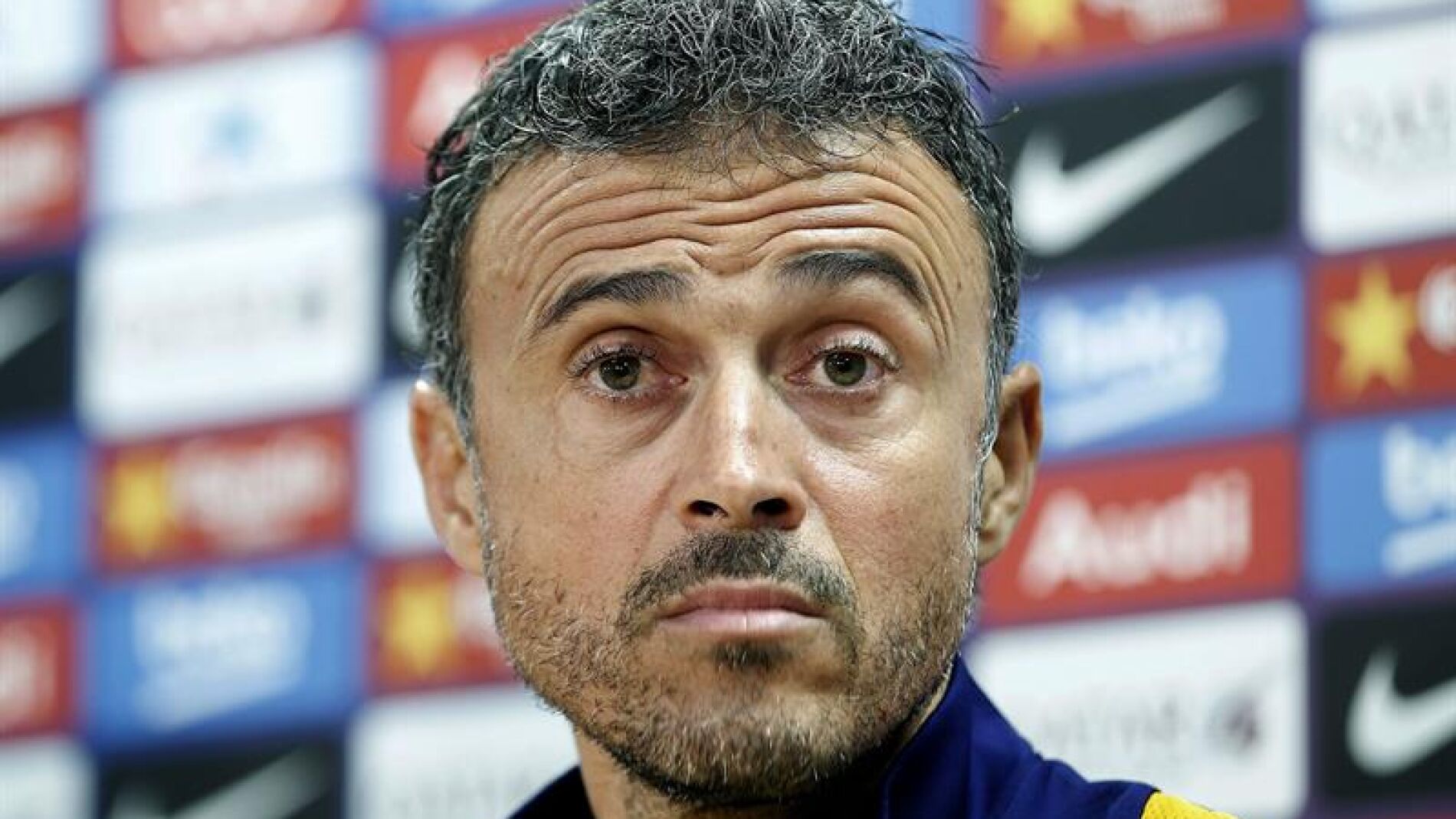 Luis Enrique, en rueda de prensa