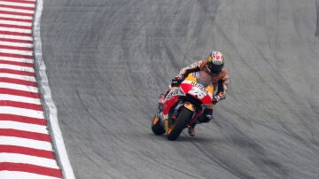 Dani Pedrosa en el circuito de Sepang