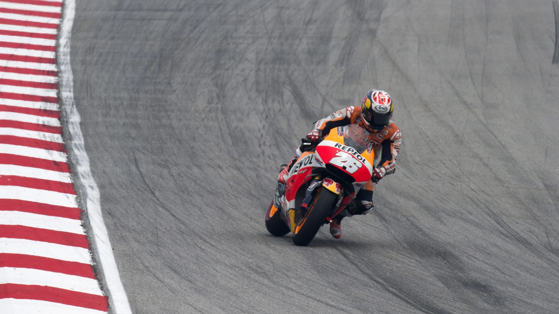 Dani Pedrosa en el circuito de Sepang Dani Pedrosa en el circuito de Sepang