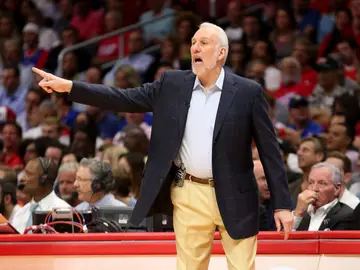 Gregg Popovich, durante un partido de la NBA Gregg Popovich, durante un partido de la NBA
