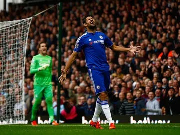 Diego Costa se lamenta tras una ocasión fallada ante el West Ham Diego Costa se lamenta tras una ocasión fallada ante el West Ham