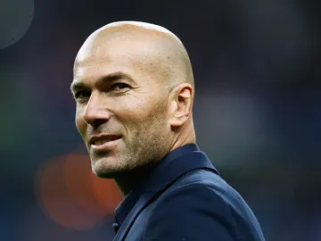 Zinedine Zidane, entrenador del Real Madrid Castilla Zinedine Zidane, entrenador del Real Madrid Castilla
