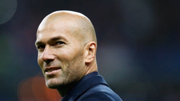 Zinedine Zidane, entrenador del Real Madrid Castilla