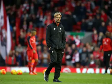 Jürgen Klopp, pensativo tras empatar frente al Southampton Jürgen Klopp, pensativo tras empatar frente al Southampton