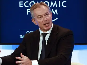 El ex primer ministro británico Tony Blair El ex primer ministro británico Tony Blair