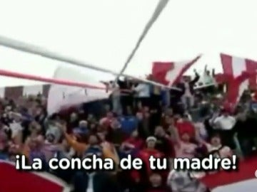 Aficionados argentinos gritan "la concha de tu madre"