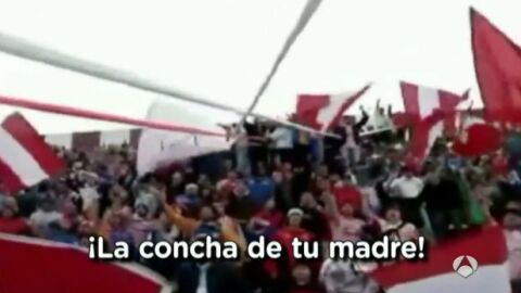 Aficionados argentinos gritan "la concha de tu madre"