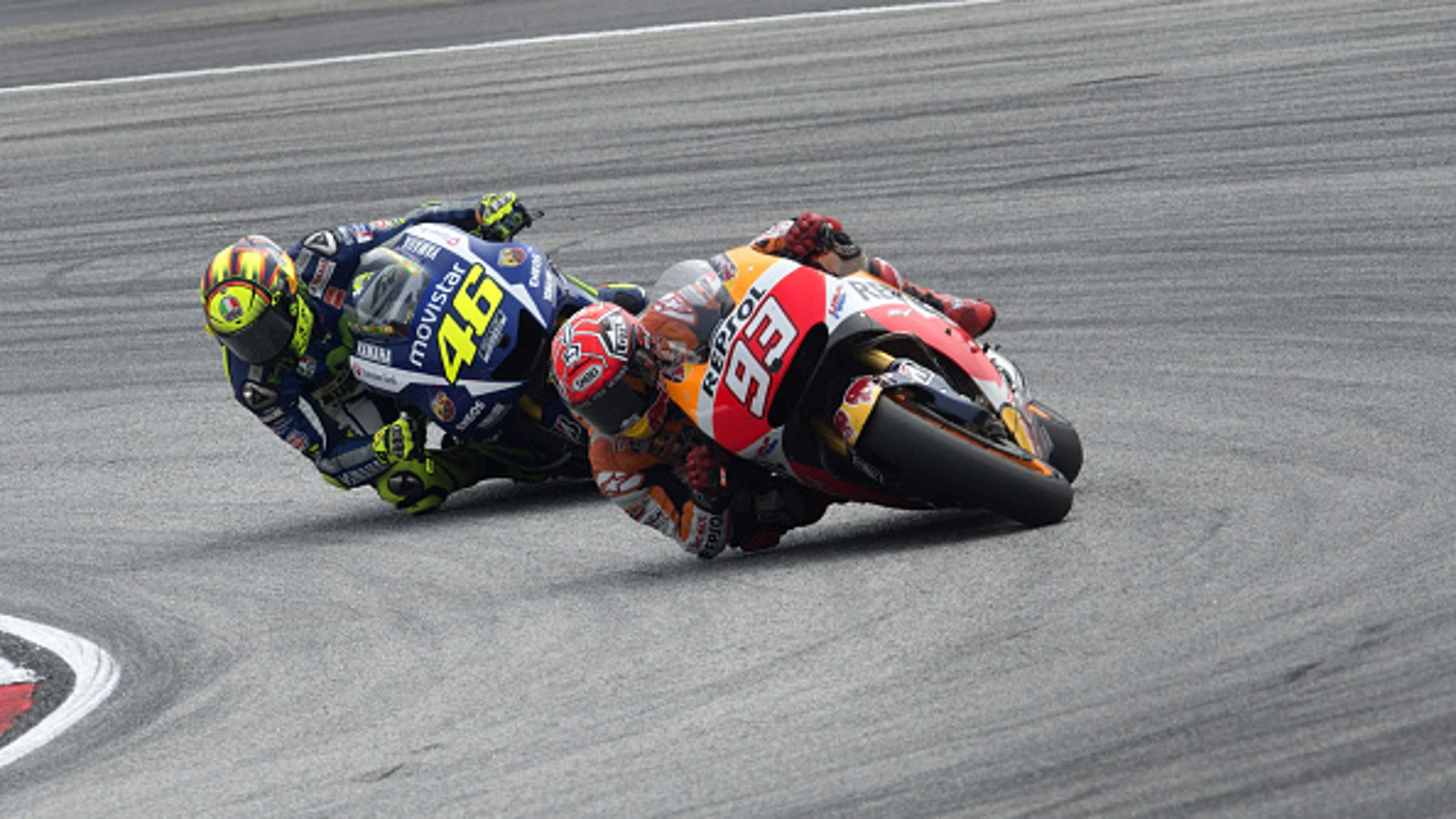 Marc Márquez y Valentino Rossi Marc Márquez y Valentino Rossi