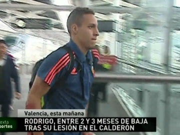 Rodrigo, jugador del Valencia