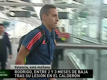 Rodrigo, jugador del Valencia Rodrigo, jugador del Valencia