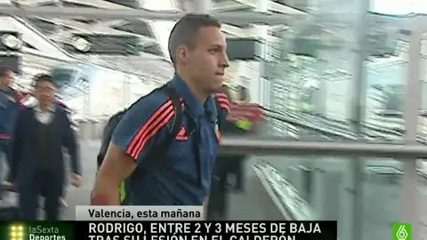 Rodrigo, jugador del Valencia Rodrigo, jugador del Valencia