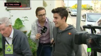 Jugones 'cazó' a Márquez tras su incidente con Rossi